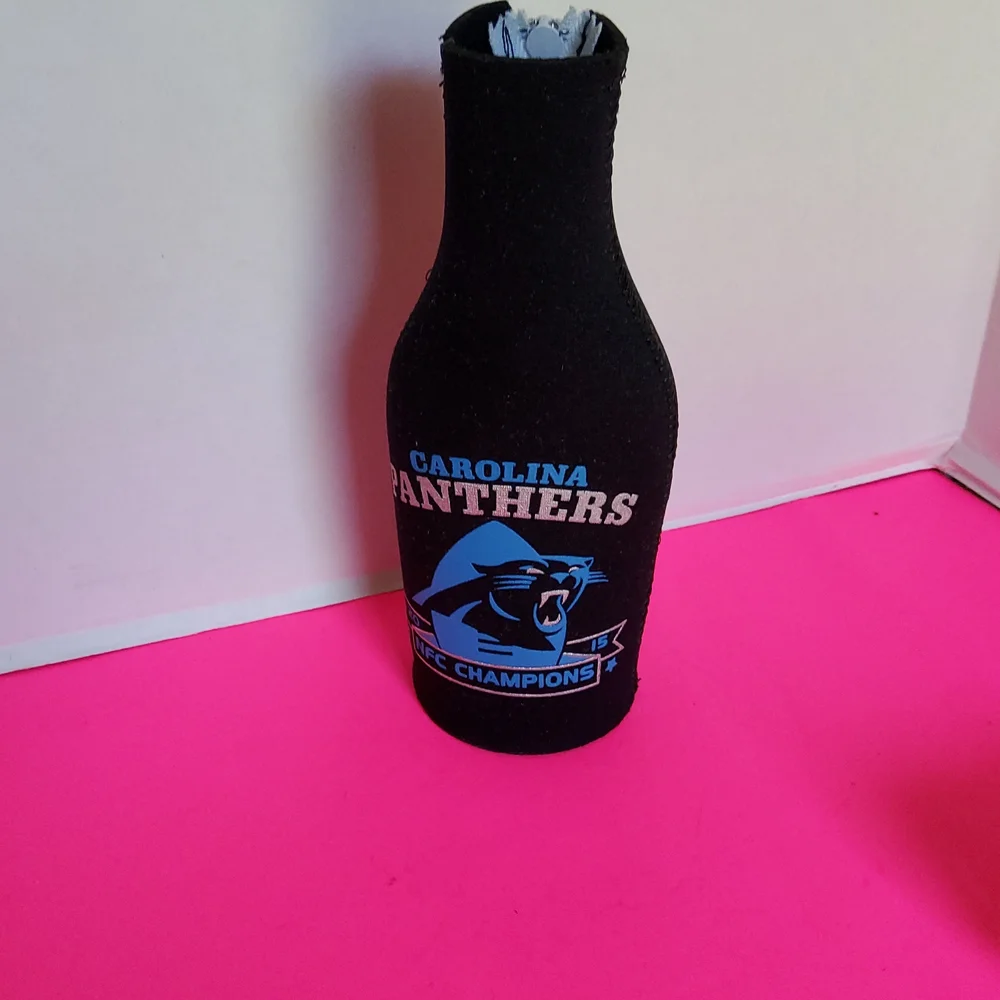 2015 NFC CHAMPIONS CAROLINA PANTHERS bottle cooler. - Picture 8 of 8